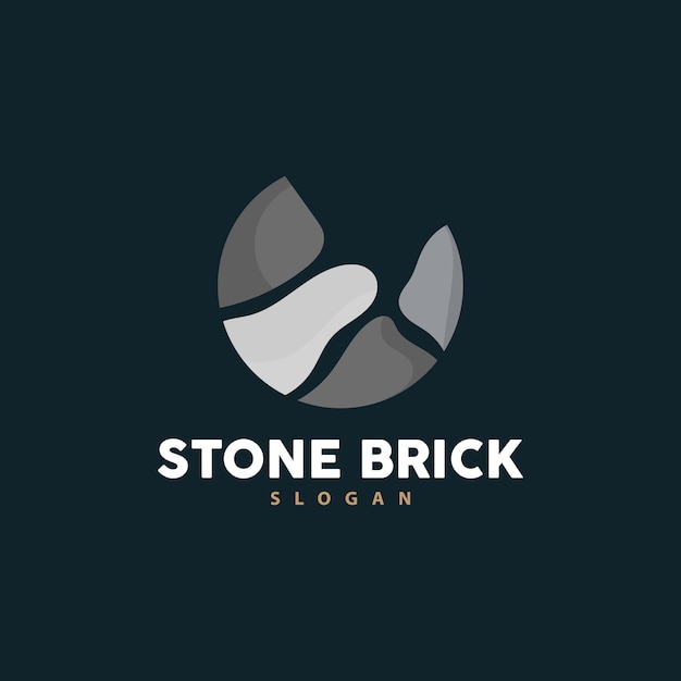 Premium Vector | Brick stone logo premium elegant design vector ...