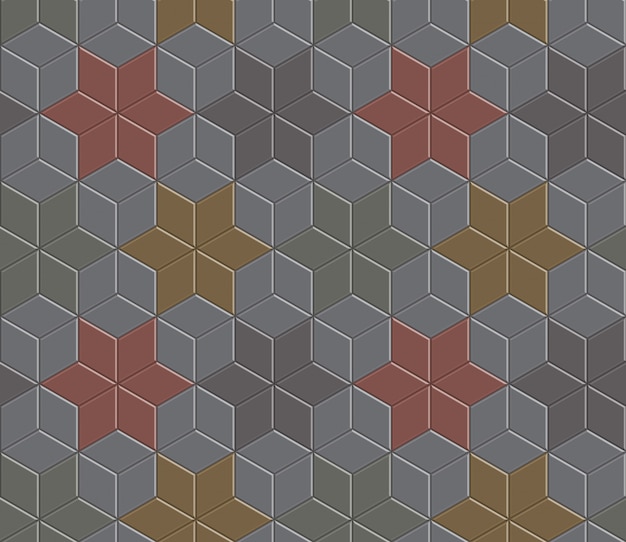 Vector brick stone pavement