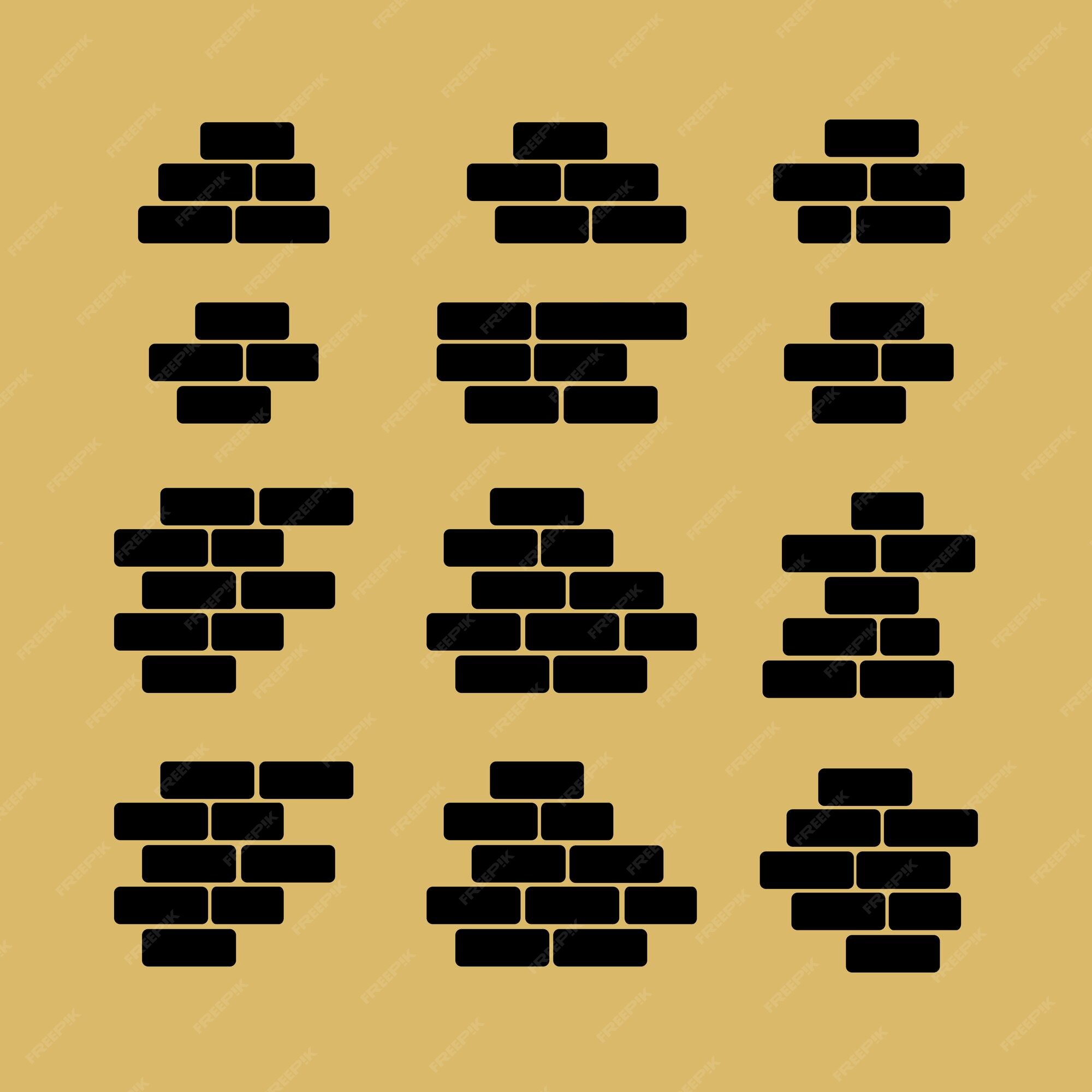 Premium Vector | Brick vector