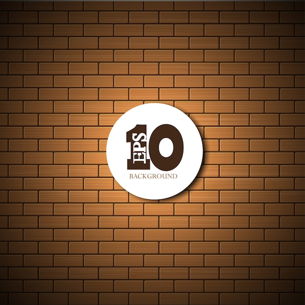 Vector brick wall background