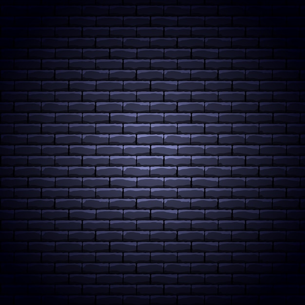 Vector brick wall background.