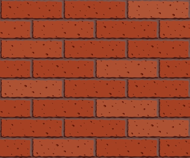 Vector brick wall illustration