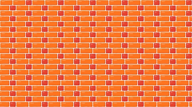Brick wall masonry seamless pattern. brown decorative brickwork repeating texture. bricks rural