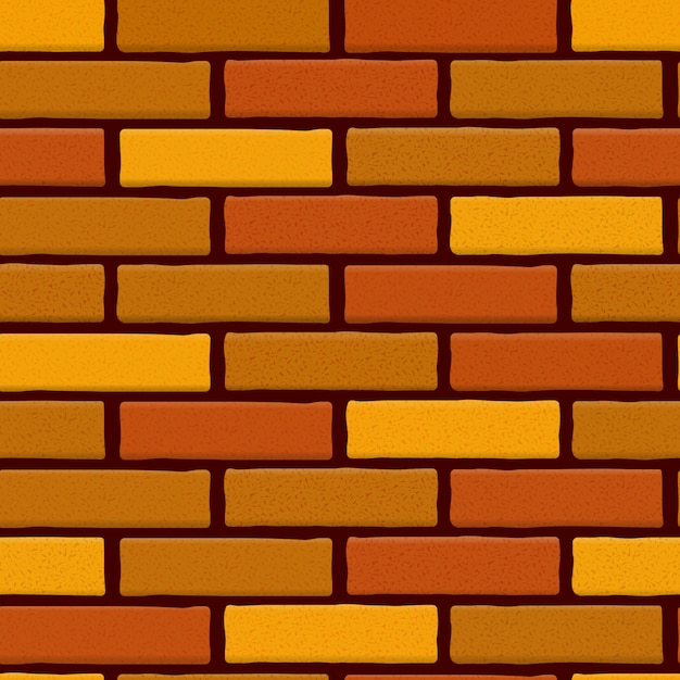 Brick Wall Seamless Illustration Background