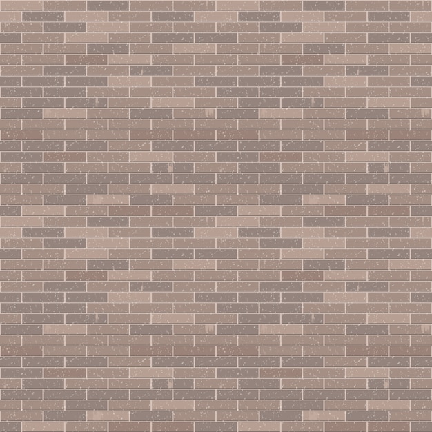 Vector brick wall seamless pattern