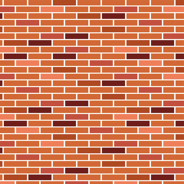 Brick wall. Vector illustration seamless pattern