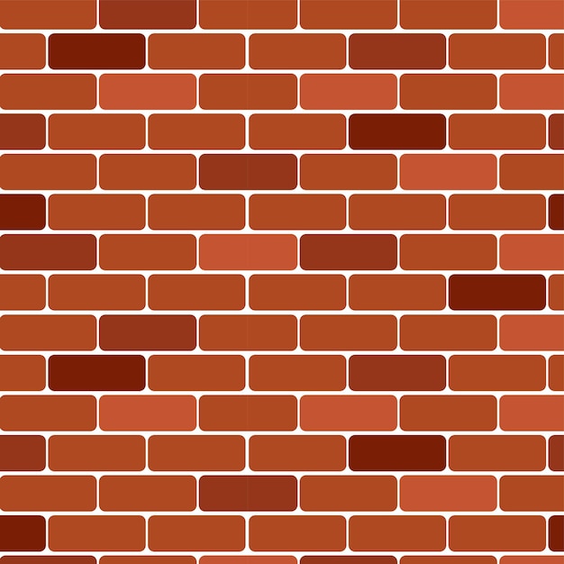 Brick wall. Vector illustration seamless pattern