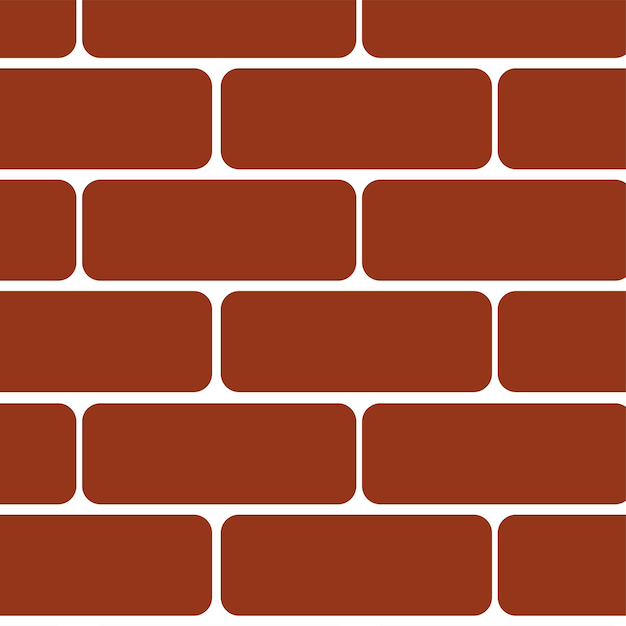 Brick wall. vector illustration seamless pattern