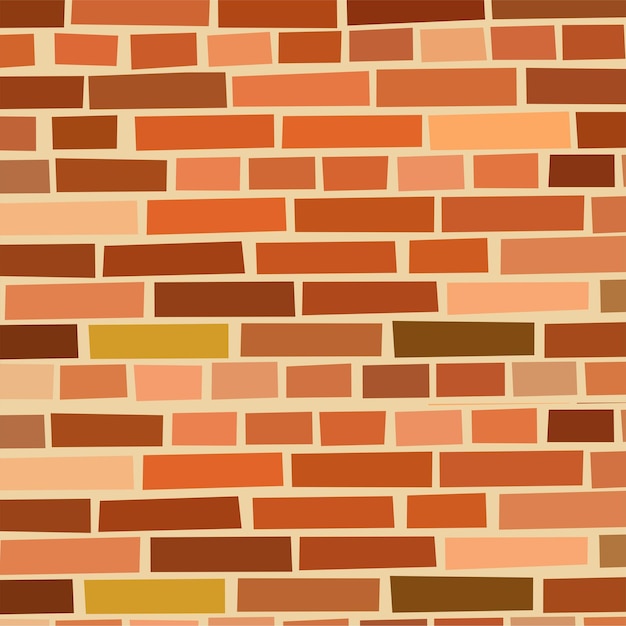 Brick wall vector illustration vector pattern