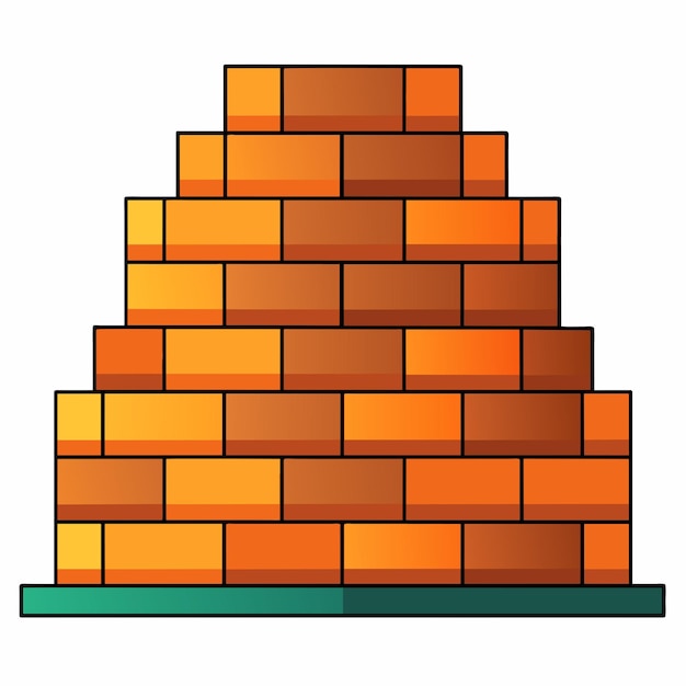 Vettore brick wall vector illustration