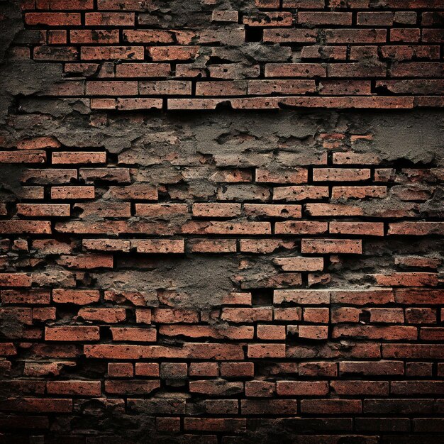 Brick wall with a dark background