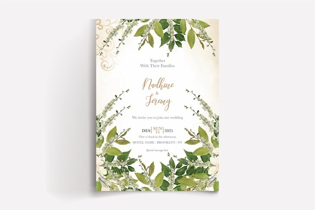 BRIDAL SHOWER WEDDING INVITATION TEMPLATES