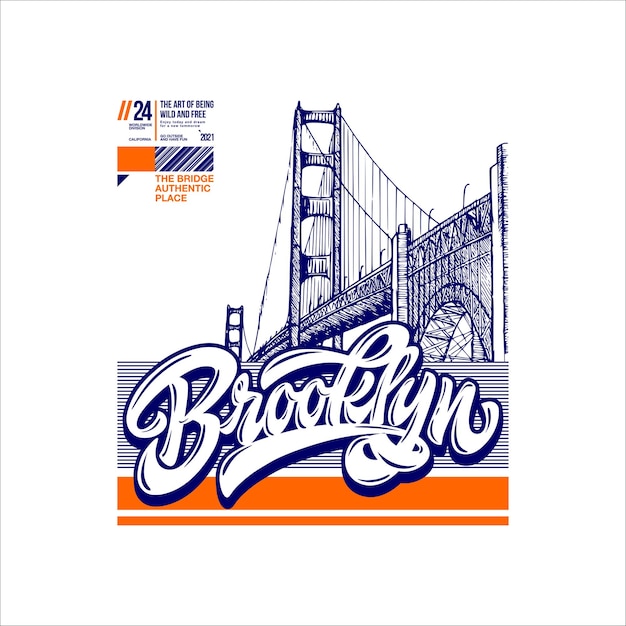 bridge brooklyn authentieke plaats eenvoudig vintage