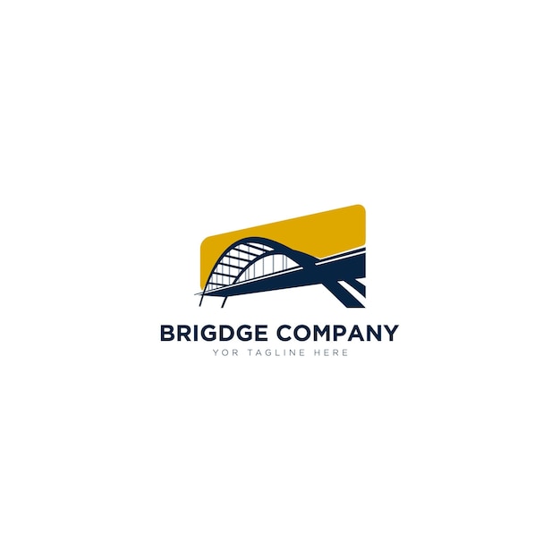 Bridge Company Logo-ontwerpen voor aannemerslogo