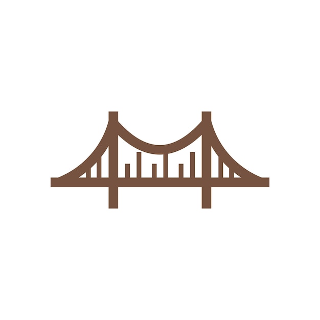 bridge icon vector design templates