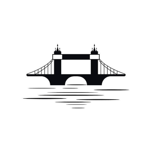 Bridge logo icon design and business symbol