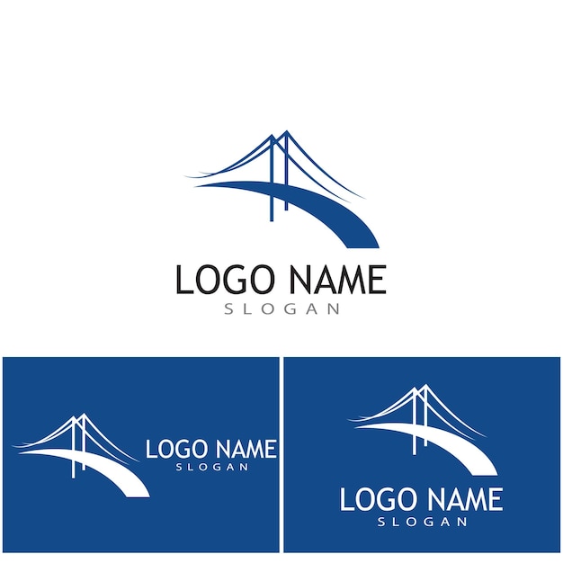 Bridge Logo Template vector icon illustration design