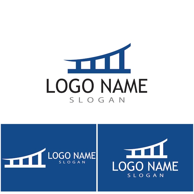 Bridge Logo Template vector icon illustration design