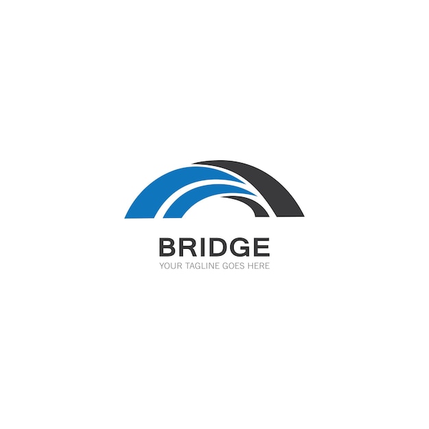 Bridge Logo Template vector icon illustration