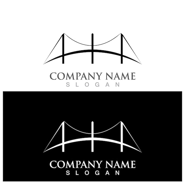 Bridge Logo Template vector icon