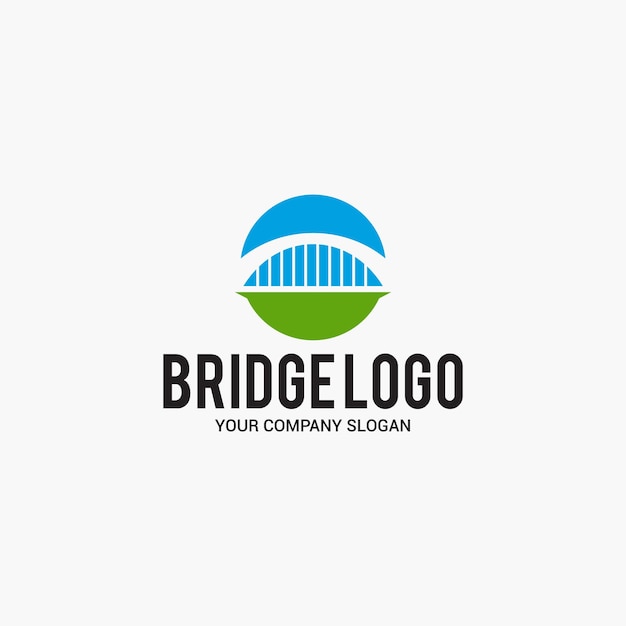 Vector bridge logo