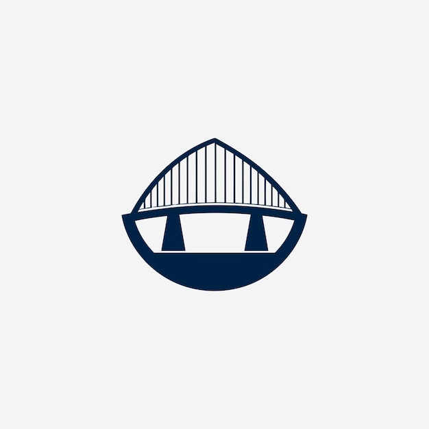 bridge simple modern logo vector