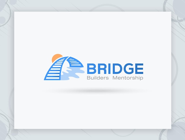 Bridge vector logo design