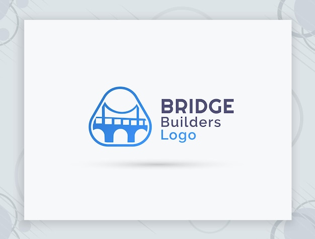 Bridge vector logo design