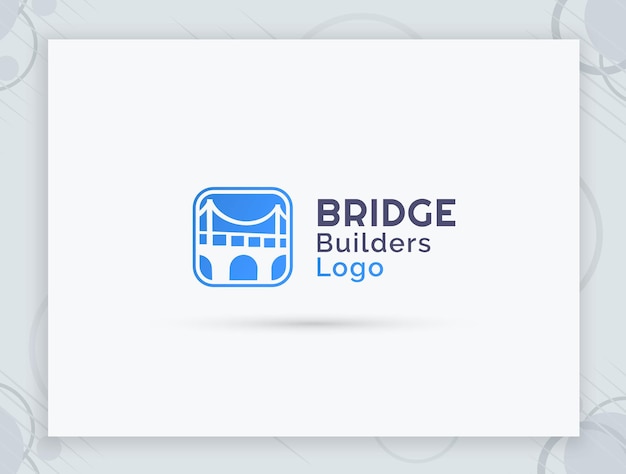 Bridge vector logo design