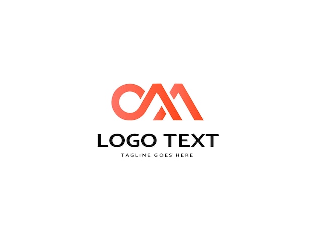 Brief caa logo ontwerp. elegante luxe mode logotype lineaire stijl.