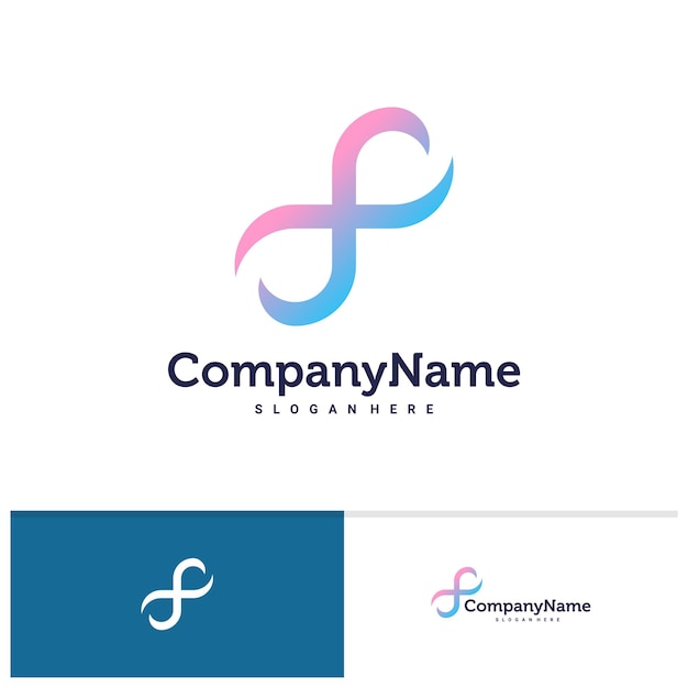 Brief fjs logo vector sjabloon creatieve fjs logo ontwerpconcepten