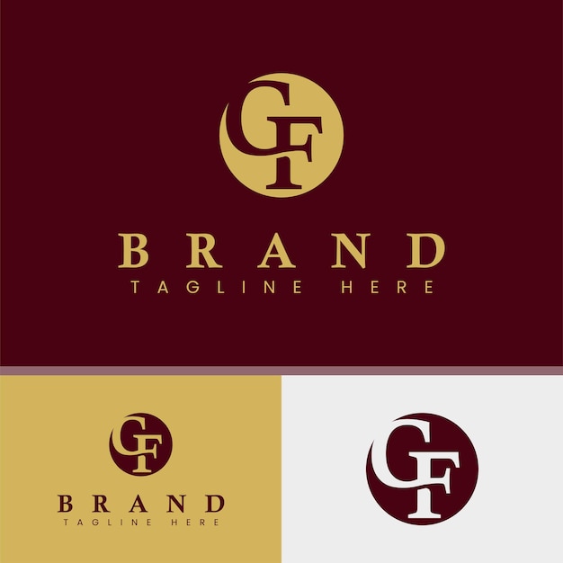 Brief GF Monogram Logo