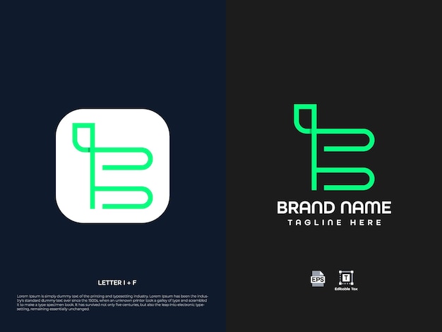 Vector brief logo ontwerp