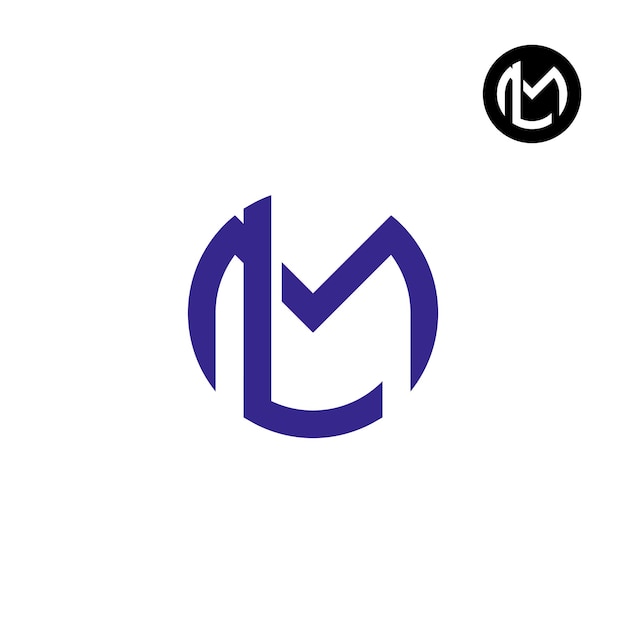 Brief ML LM Circle Vet logo-ontwerp
