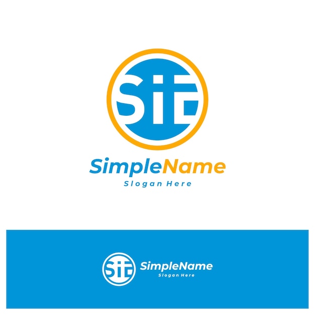 Brief SIE Logo ontwerpsjabloon Eerste SIE logo concept vector Creatief pictogram symbool