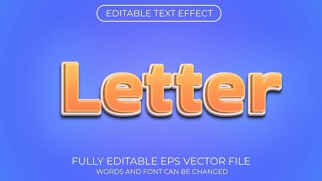 Brief teksteffect