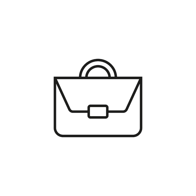 Briefcase icon vector illustration Suitcase on isolated background Business sign concept