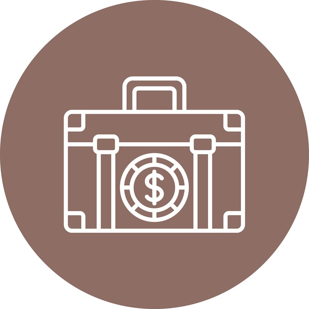 Briefcase icon vector image Can be used for Banking and Finance