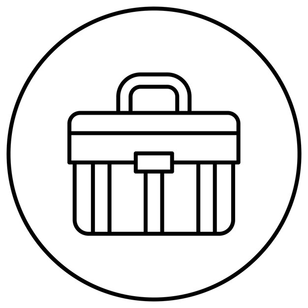 Briefcase icon vector image can be used for fashion