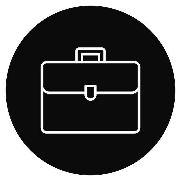 Икона векторного изображения портфеля может быть использована для иммиграции