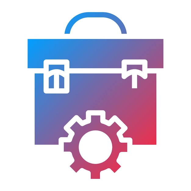 Briefcase Settings icon vector image Can be used for Documents And Files