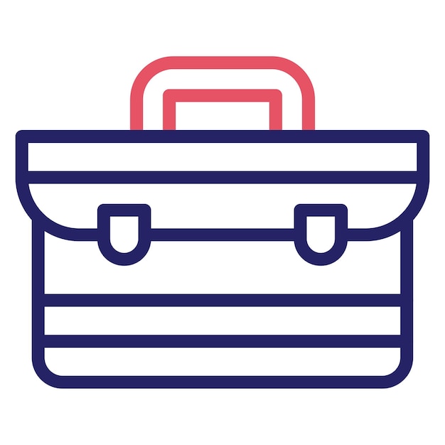 Иллюстрация векторной иконы портфеля Office Stationery