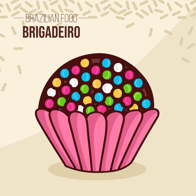 ベクトル ブリガデイロ ブラジル ブラジル ブラジルのチョコレート食品