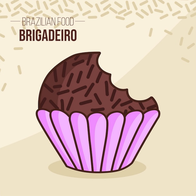 Vector brigadeiro brasil brazil brazilian chocolate food