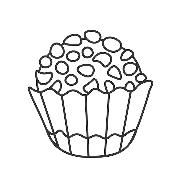 Brigadeiro Brazilian dessert doodle