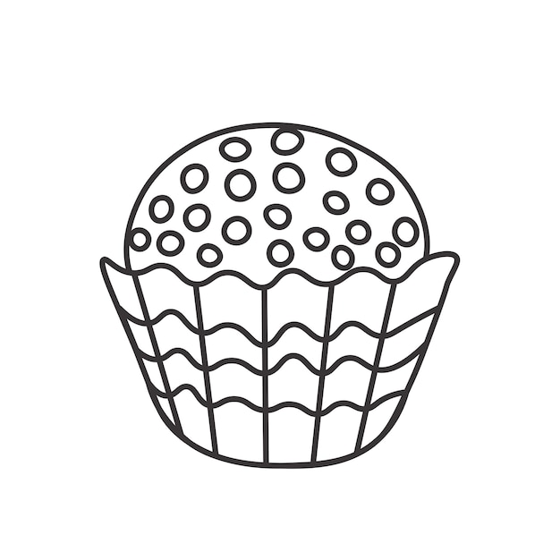 Brigadeiro gourmet doodle