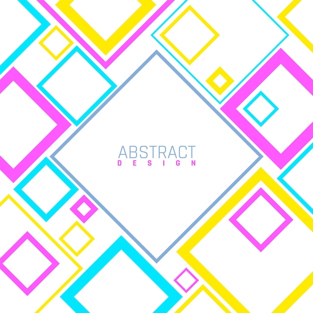 Bright abstract background Modern geometric social media template ad or marketing vector banner