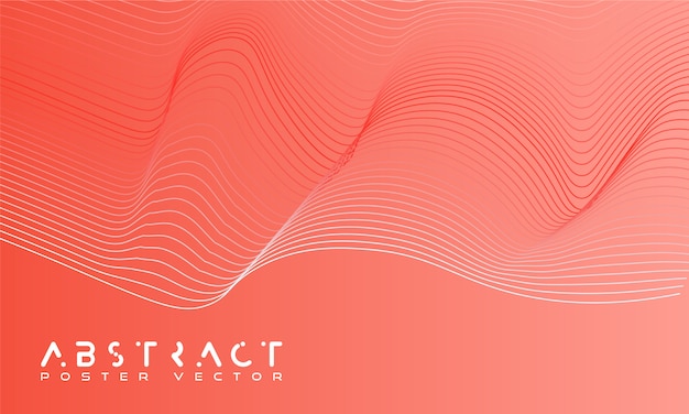 Bright abstract background with a dynamic waves.