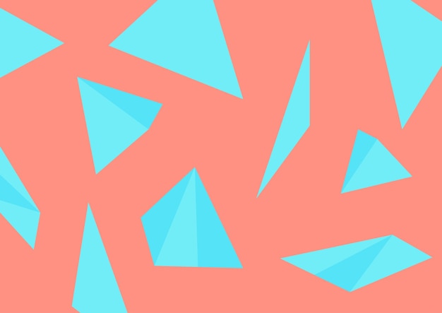 Яркие абстрактные многоугольные формы минимальный фон