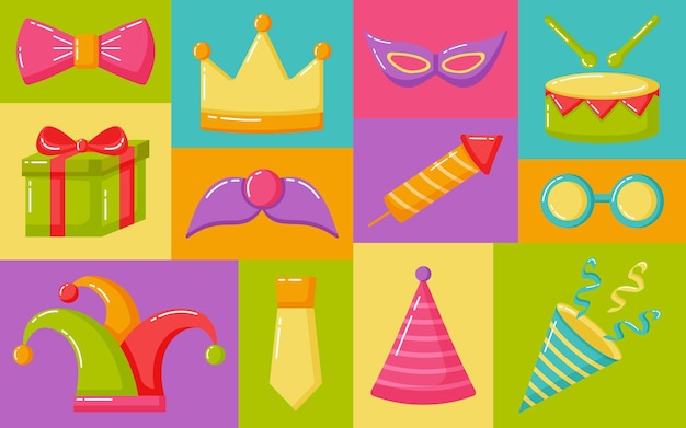 Bright background for carnival, party, purim carnival